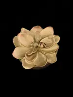 Antique Brass Finished Pewter Honey Bee Box