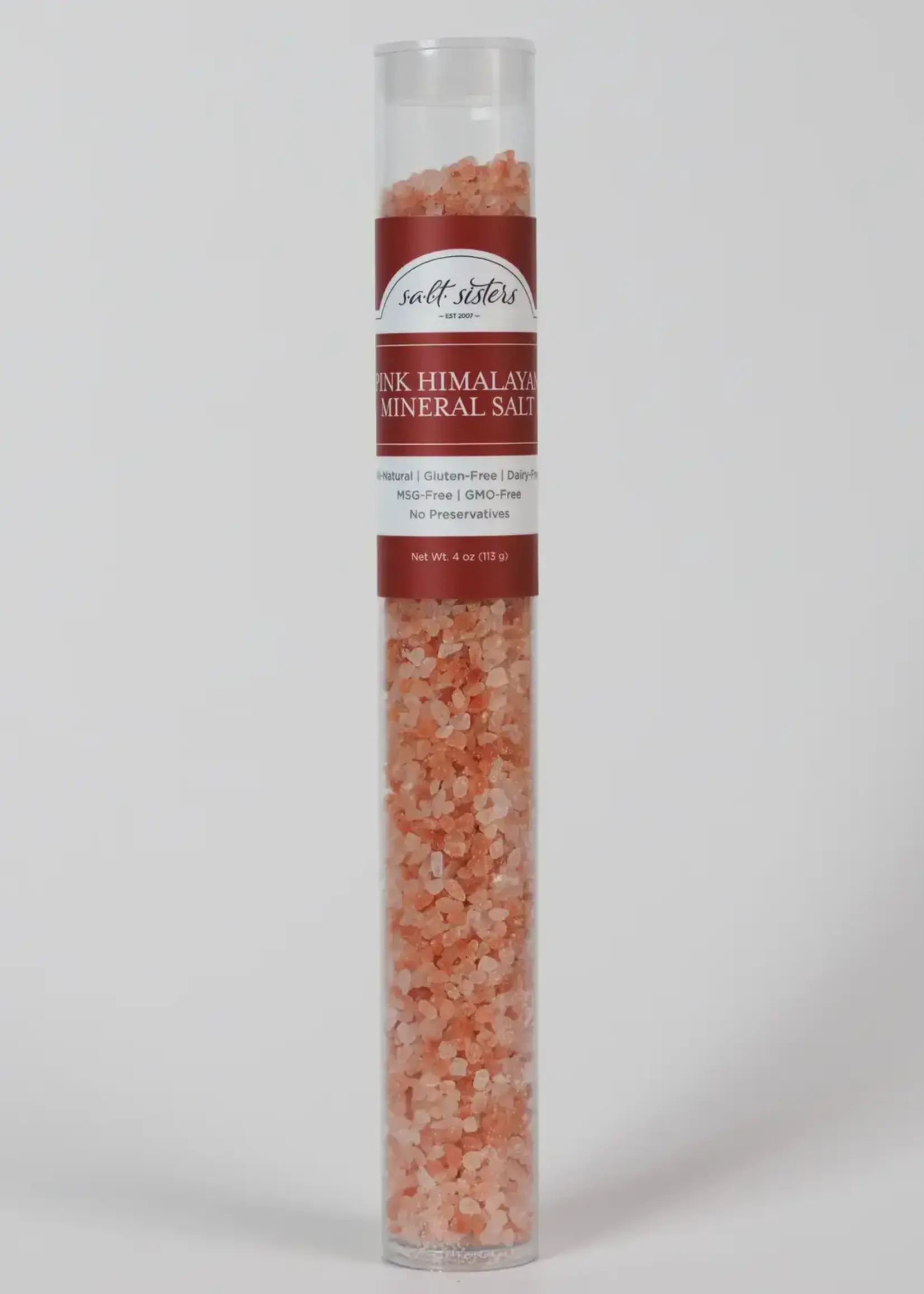 Salt Sisters Pink Himalayan Mineral Salt Grinder Refill Tube