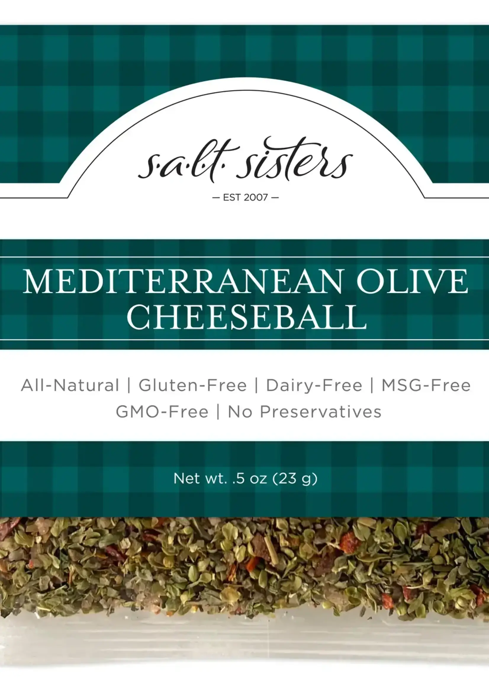 Salt Sisters Mediterranean Olive Cheeseball