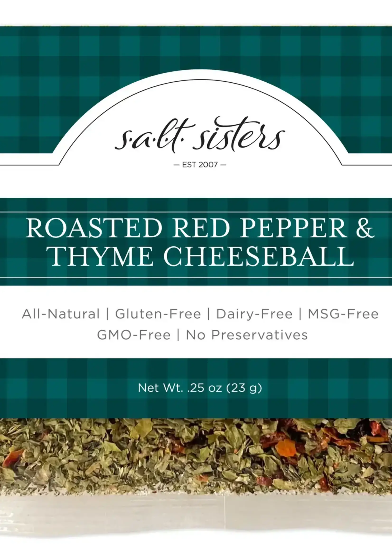 Salt Sisters Roasted Red Pepper & Thyme Cheeseball