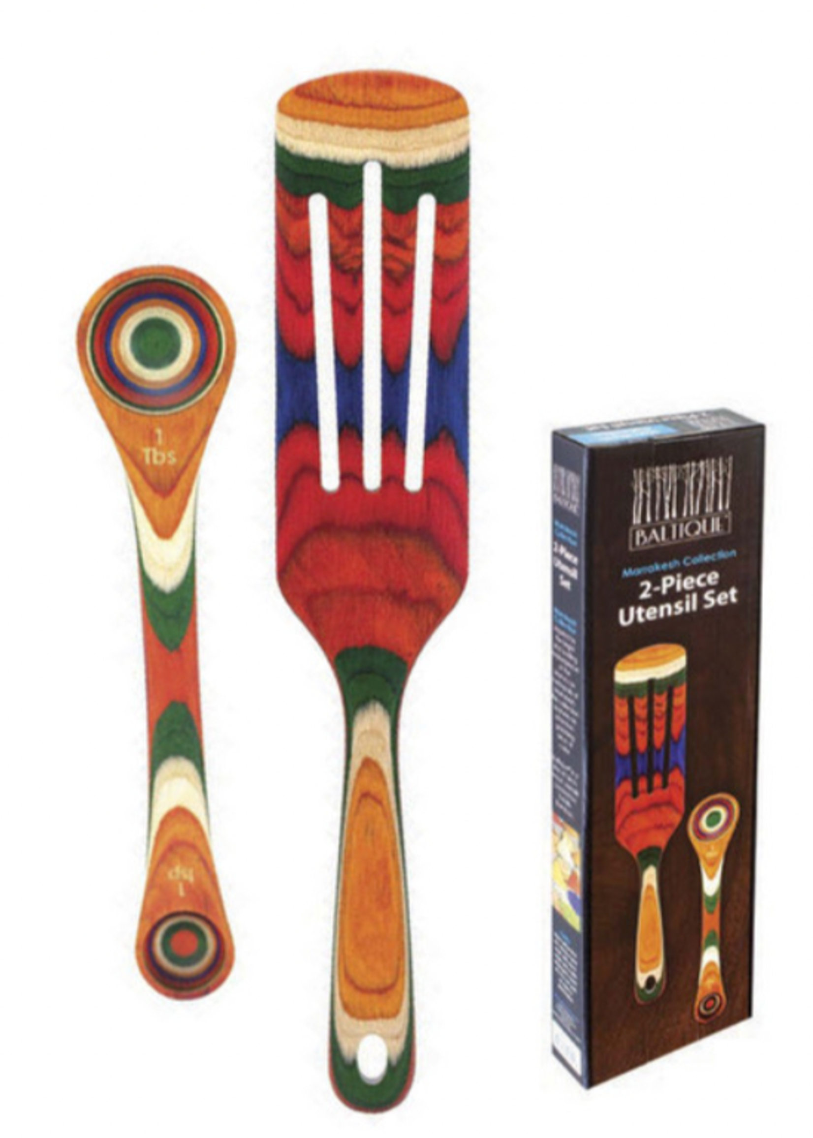 Totally Bamboo Marrakesh 2pc Utensil Set