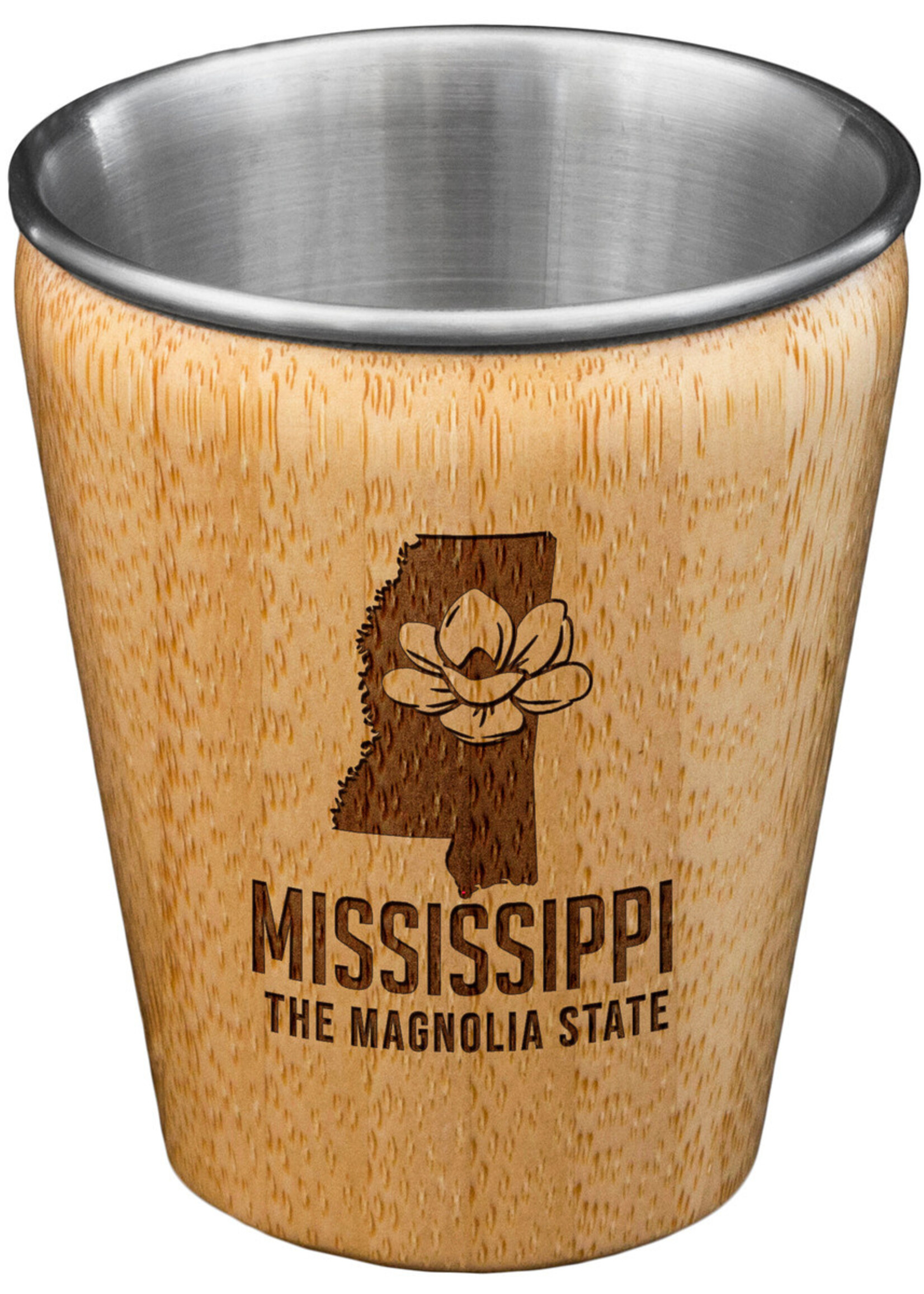 Totally Bamboo Bamboo Shot Glass - Mississippi