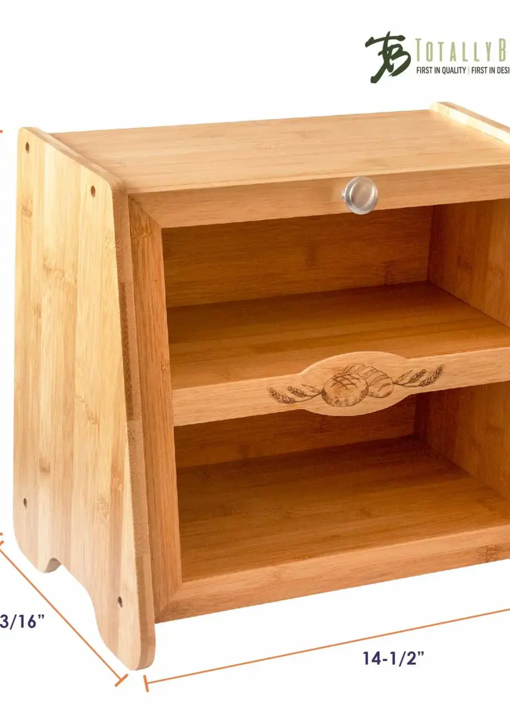Totally Bamboo Farmhouse Bread Box