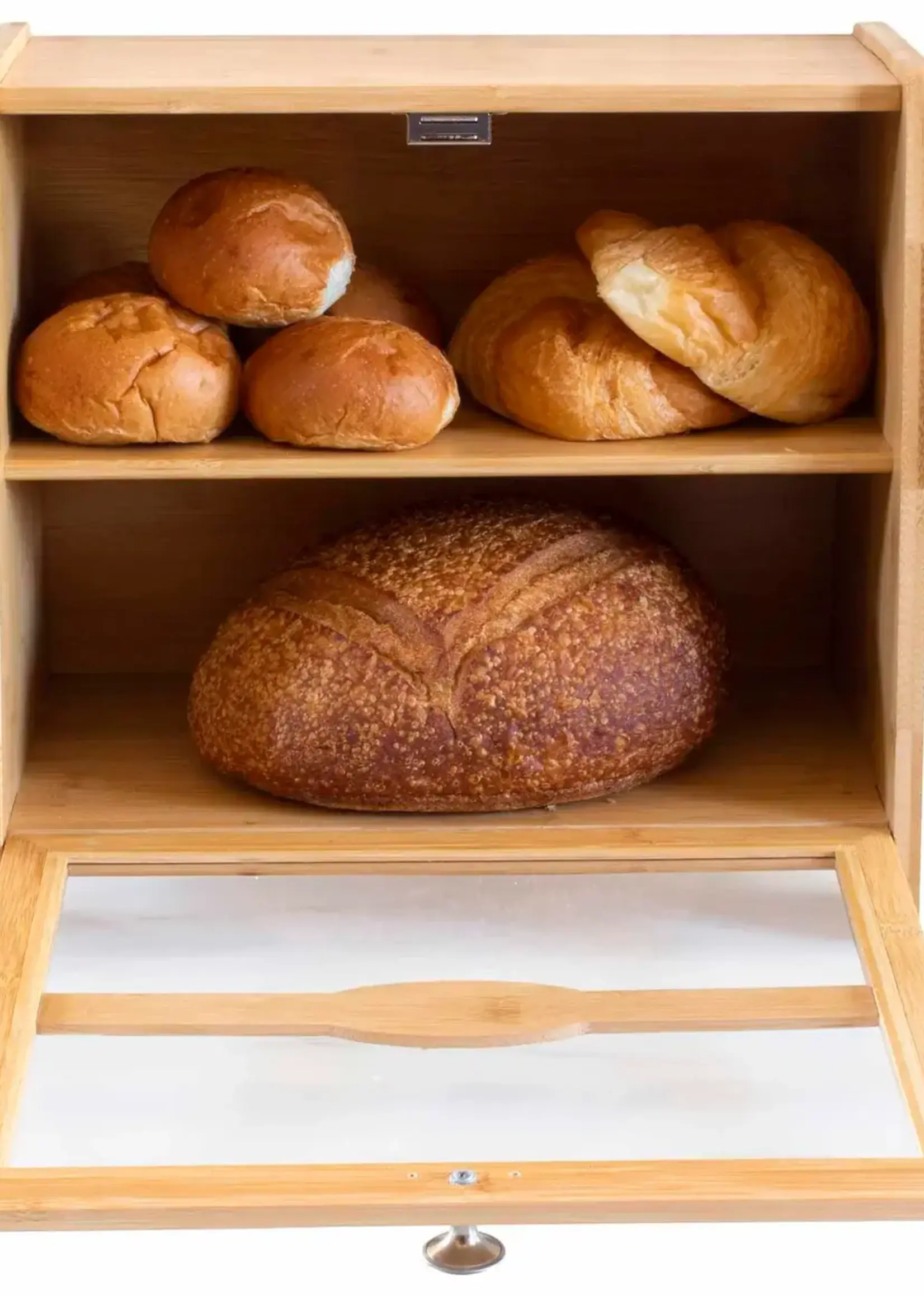 Totally Bamboo Farmhouse Bread Box
