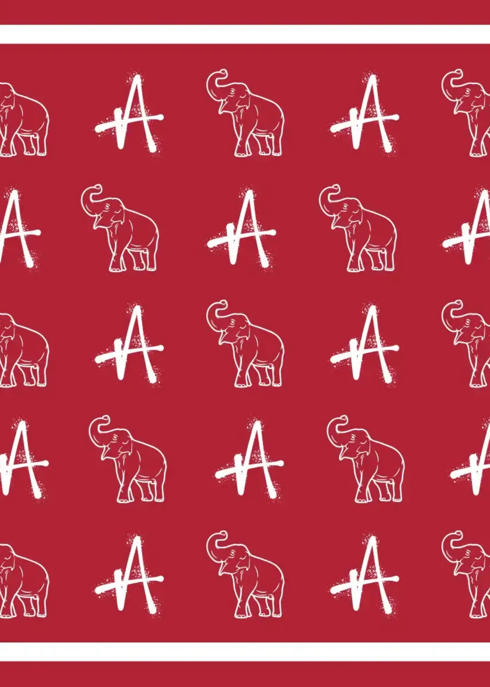 Alma-Mater Collection Bandana Gameday Scarf Alabama Logo