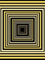 Alma-Mater Collection Bandana Gameday Scarf Black & Gold Geometric
