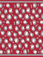 Alma-Mater Collection Bandana Gameday Scarf Crimson & Gray Print