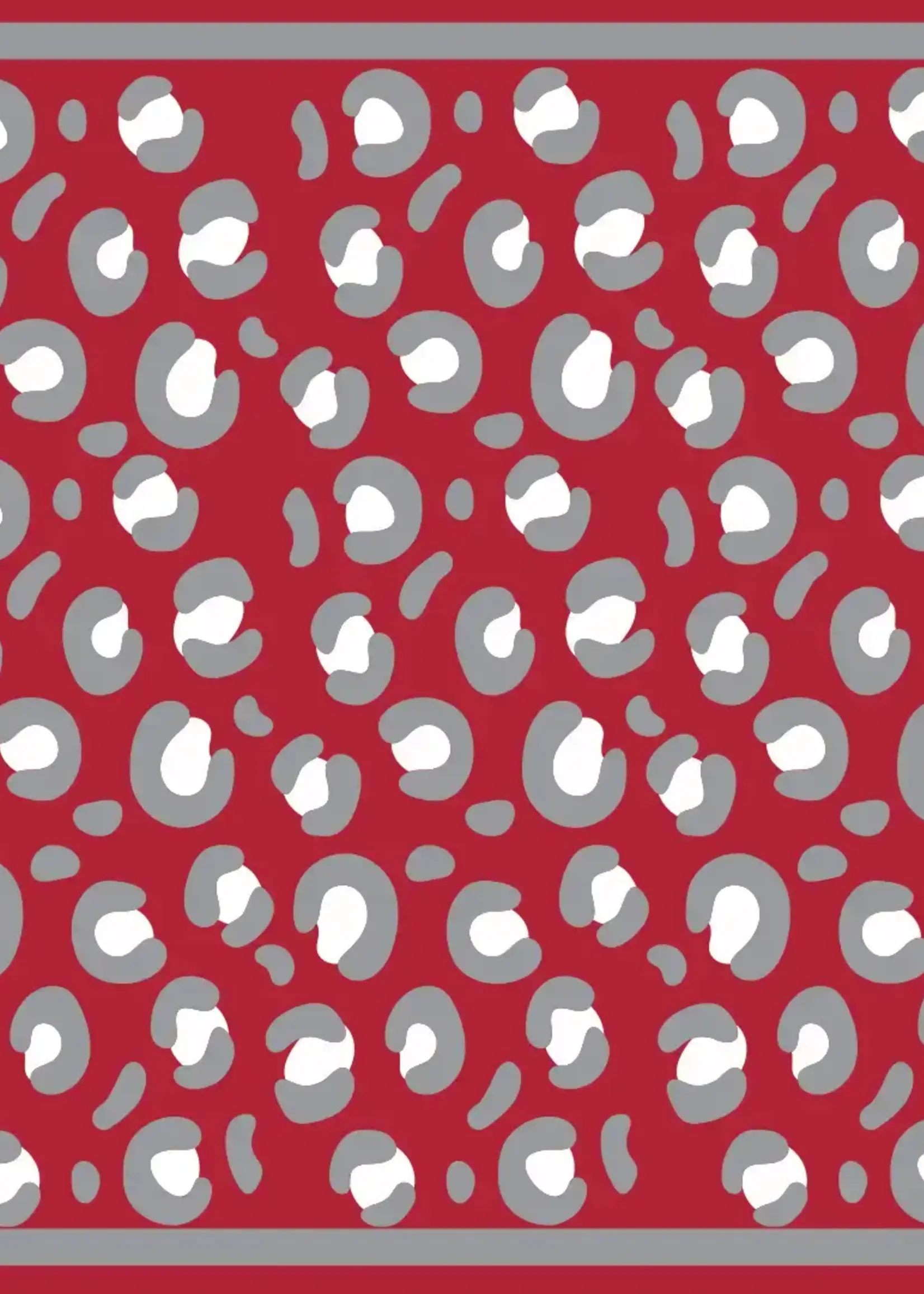 Alma-Mater Collection Bandana Gameday Scarf Crimson & Gray Print