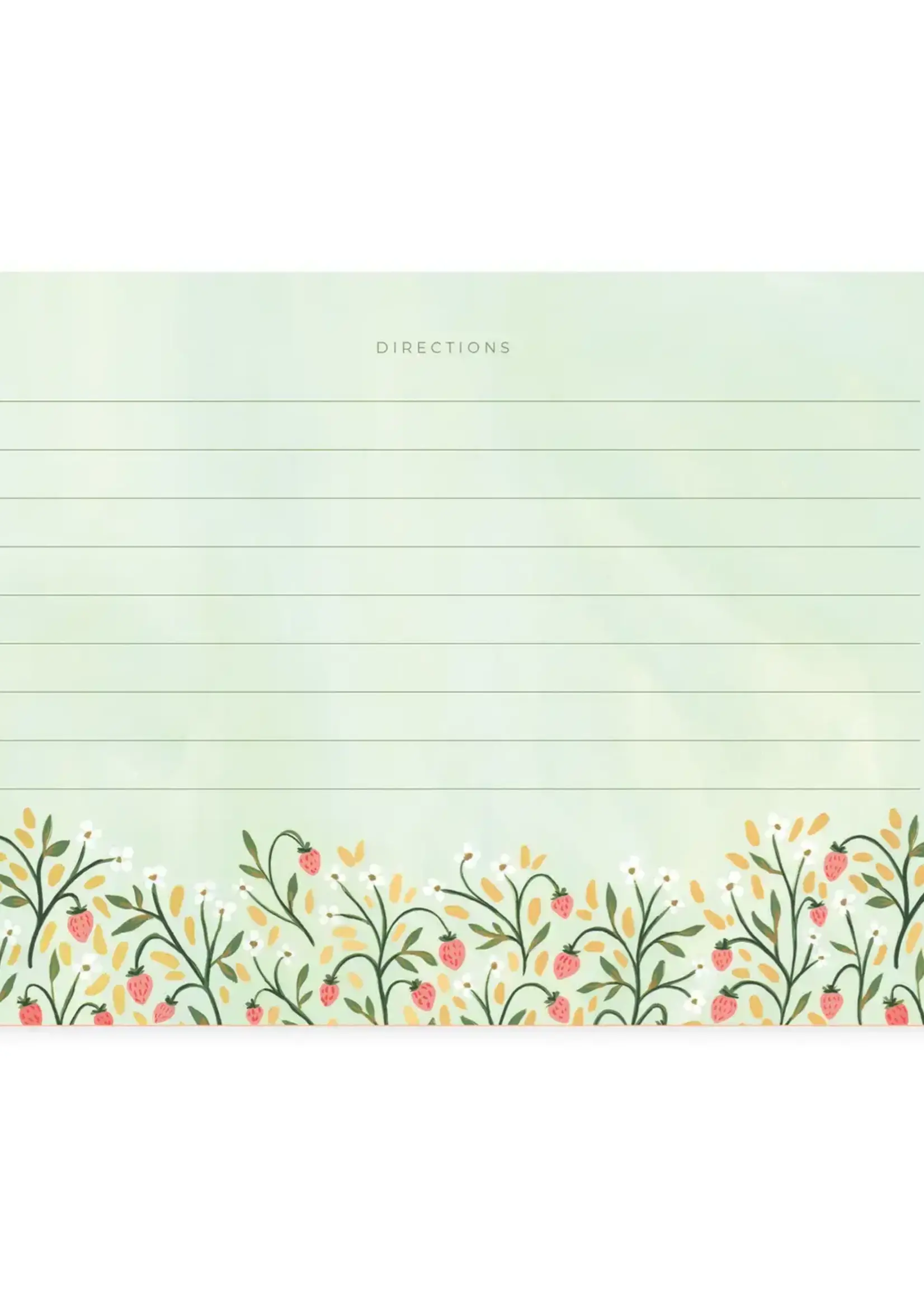 1Canoe2 Letterpress Strawberry Meadow Recipe Cards