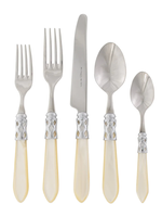 Vietri Aladdin Antique Ivory Five-Piece Place Setting