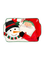 Vietri OSN Snowman w/ Old St. Nick Retired w/ Sale Price