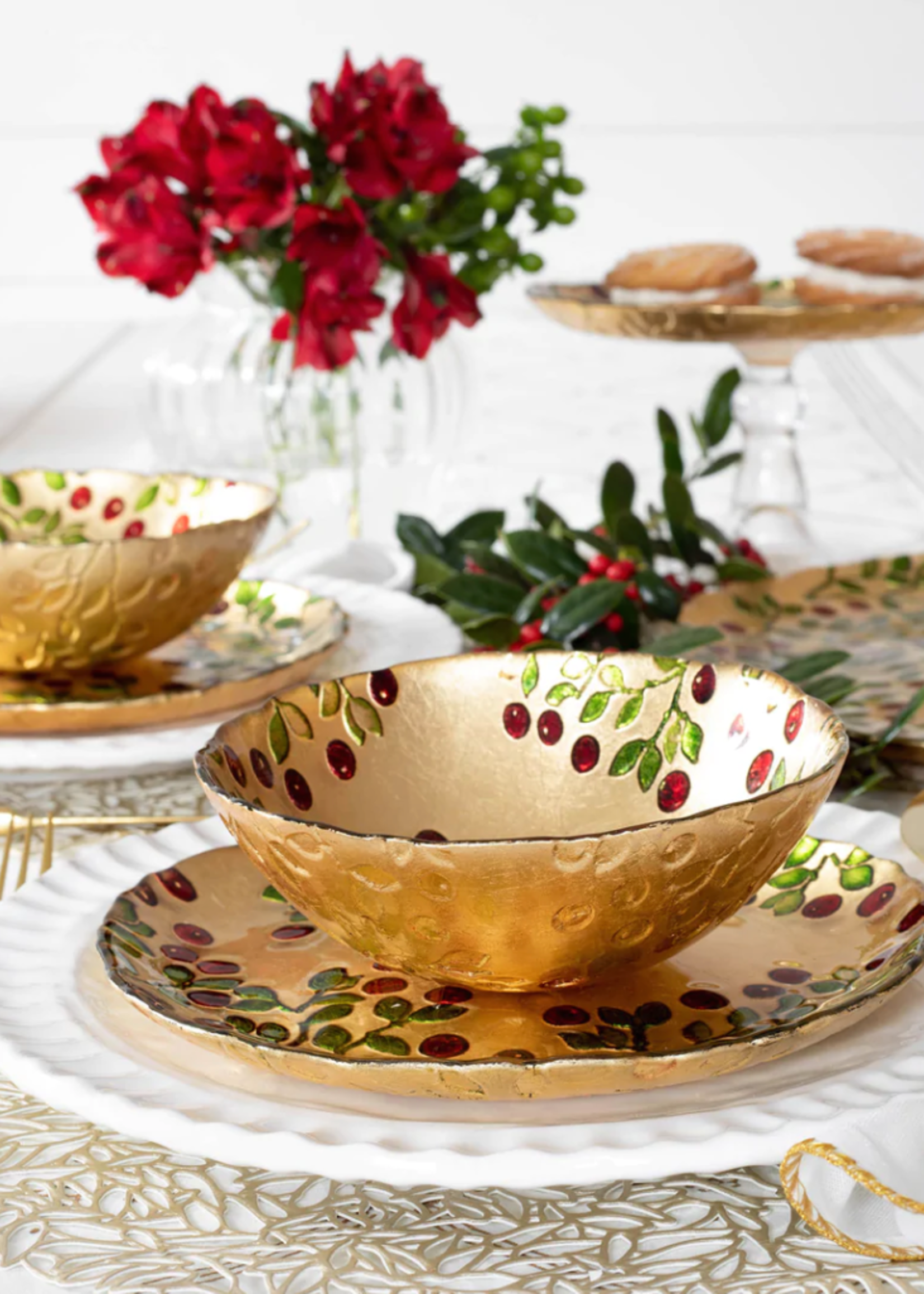 Vietri Cranberry Glass Cereal Bowl Retired w/ Sale Price
