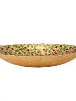 Vietri Cranberry Glass Centerpiece