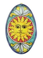 Vietri First Stones Sun Oval Wall Plaque Retired w/ Sale Price