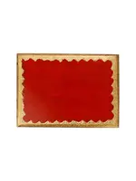Vietri Florentine Wooden Red & Gold Box Retired w/ Sale Price