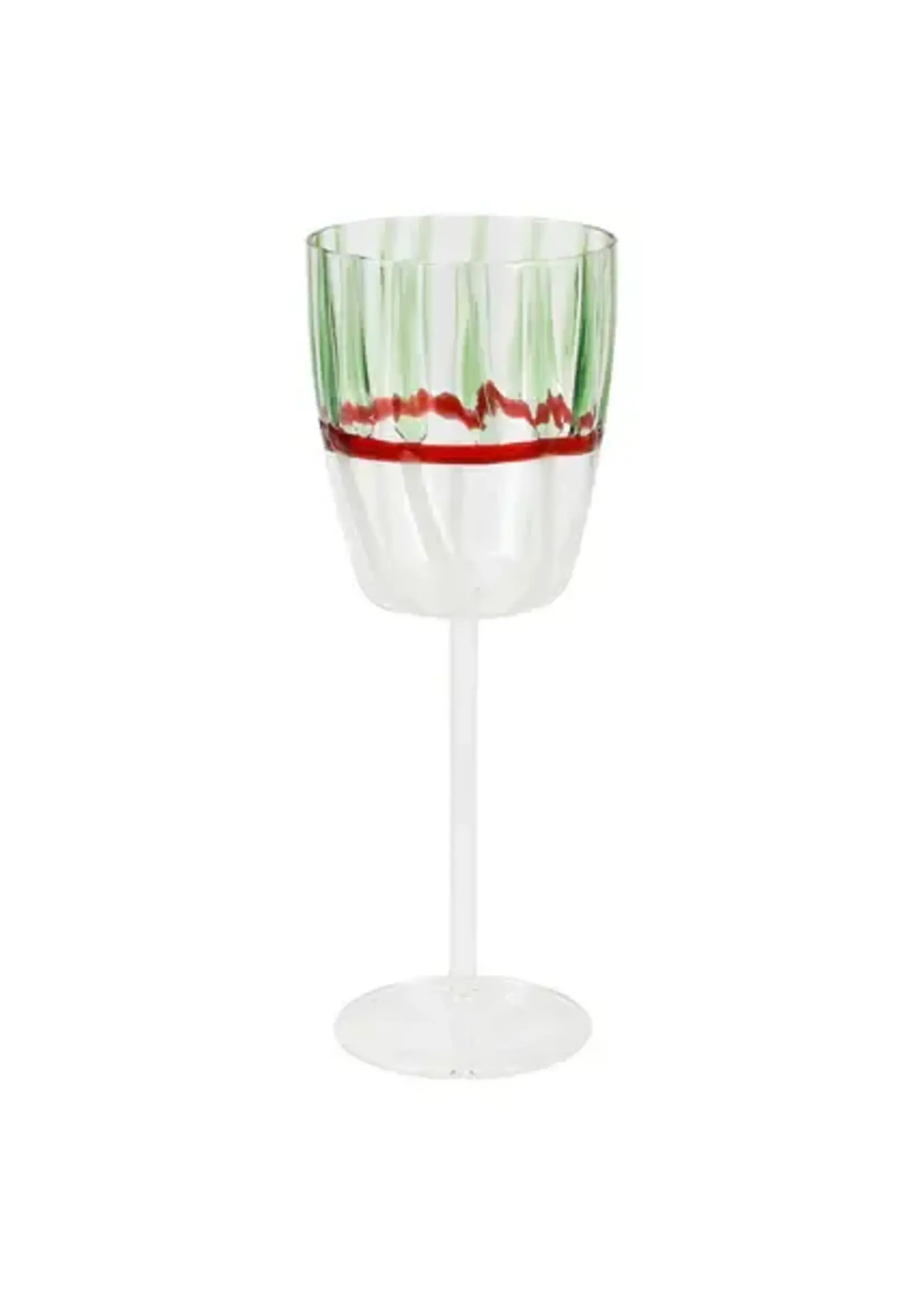 Vietri Garland Wine Glass Retired w/ Sale Price