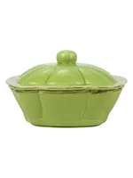Vietri Italian Baker Green Sq Covered Casserole Dish Retired w/ Sale Price