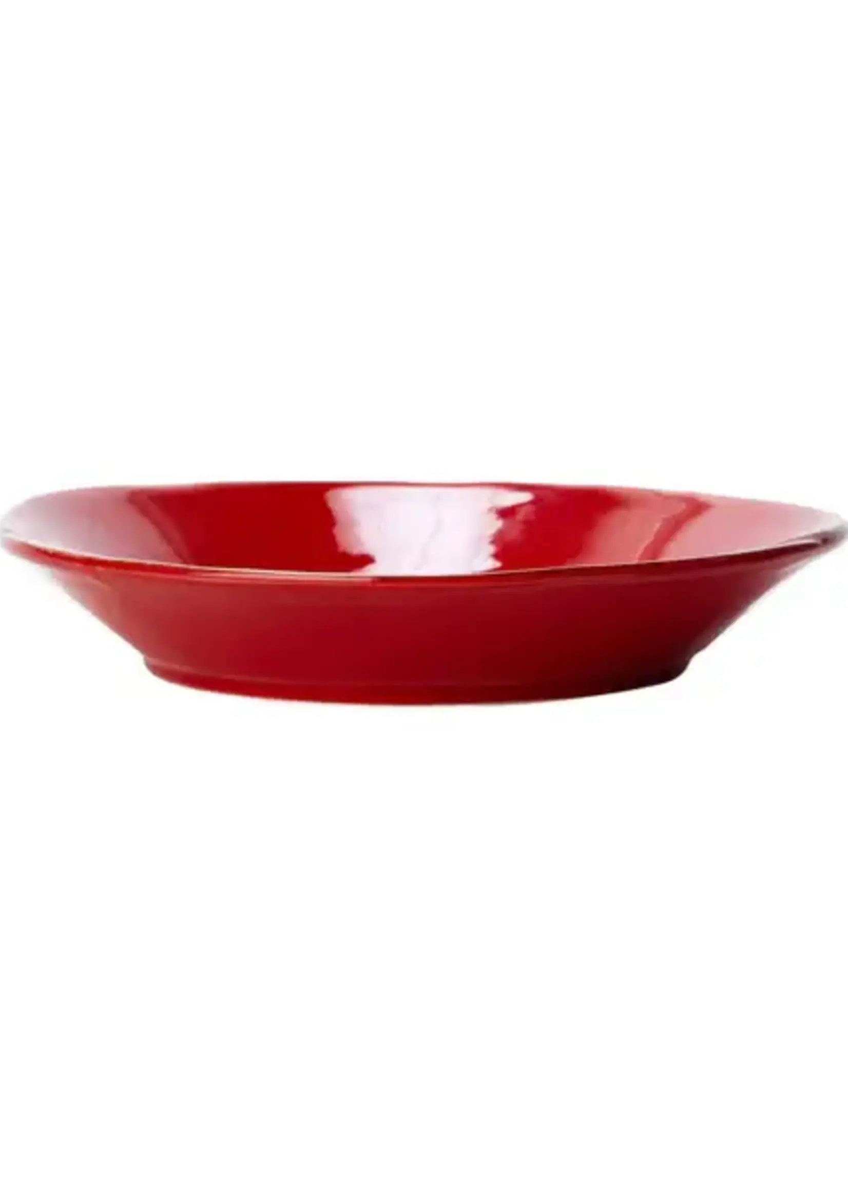 Vietri Lastra Pasta Bowl Red Retired