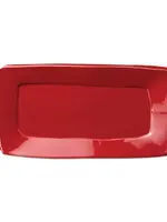 Vietri Lastra Handled Rectangle Platter Red Retired w/ Sale Price