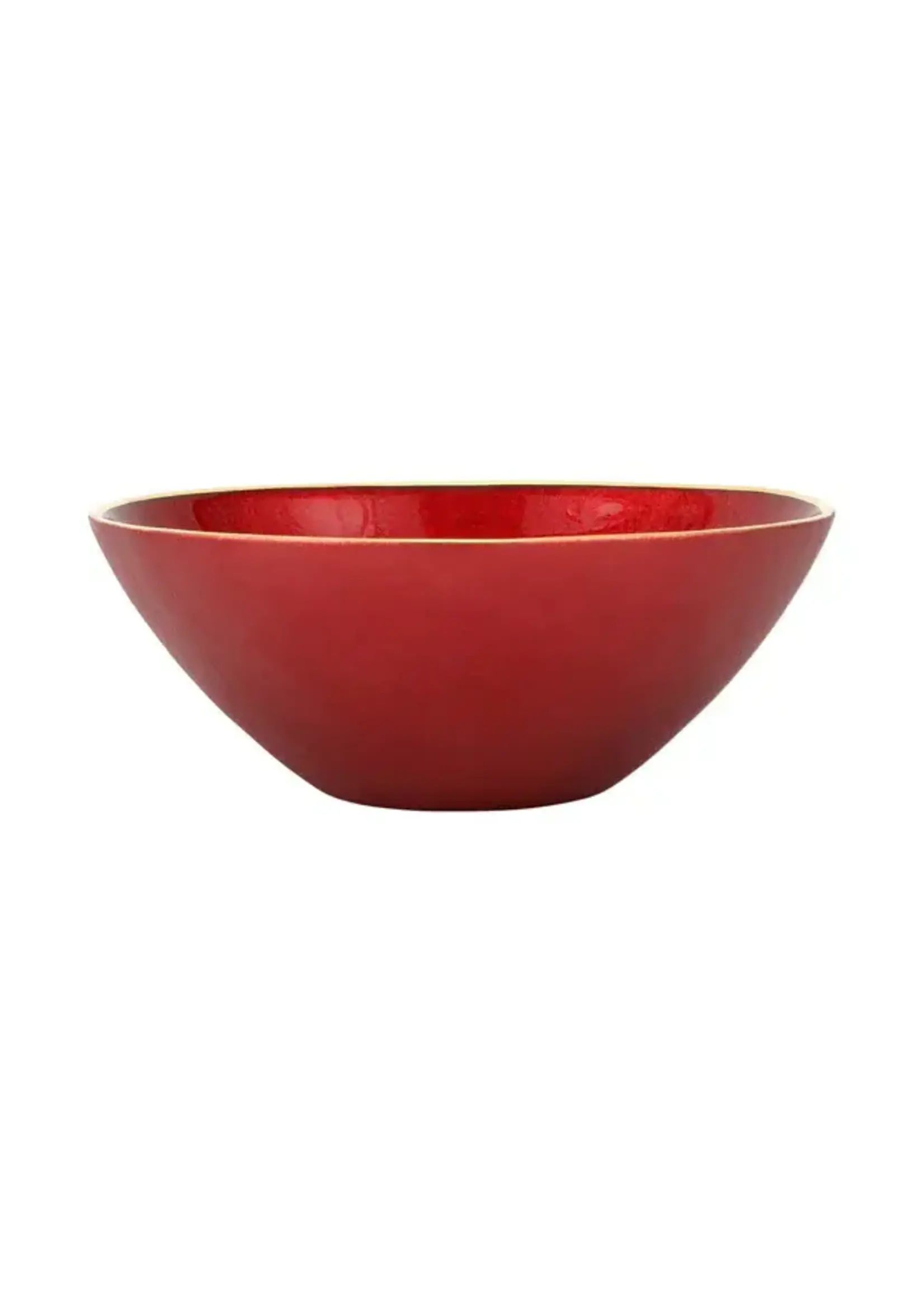 Vietri Metallic Glass Ruby Small Bowl Retired w/ Sale Price