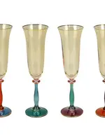 Vietri Regalia Deco Champagne Set/4 Retired w/ Sale Price