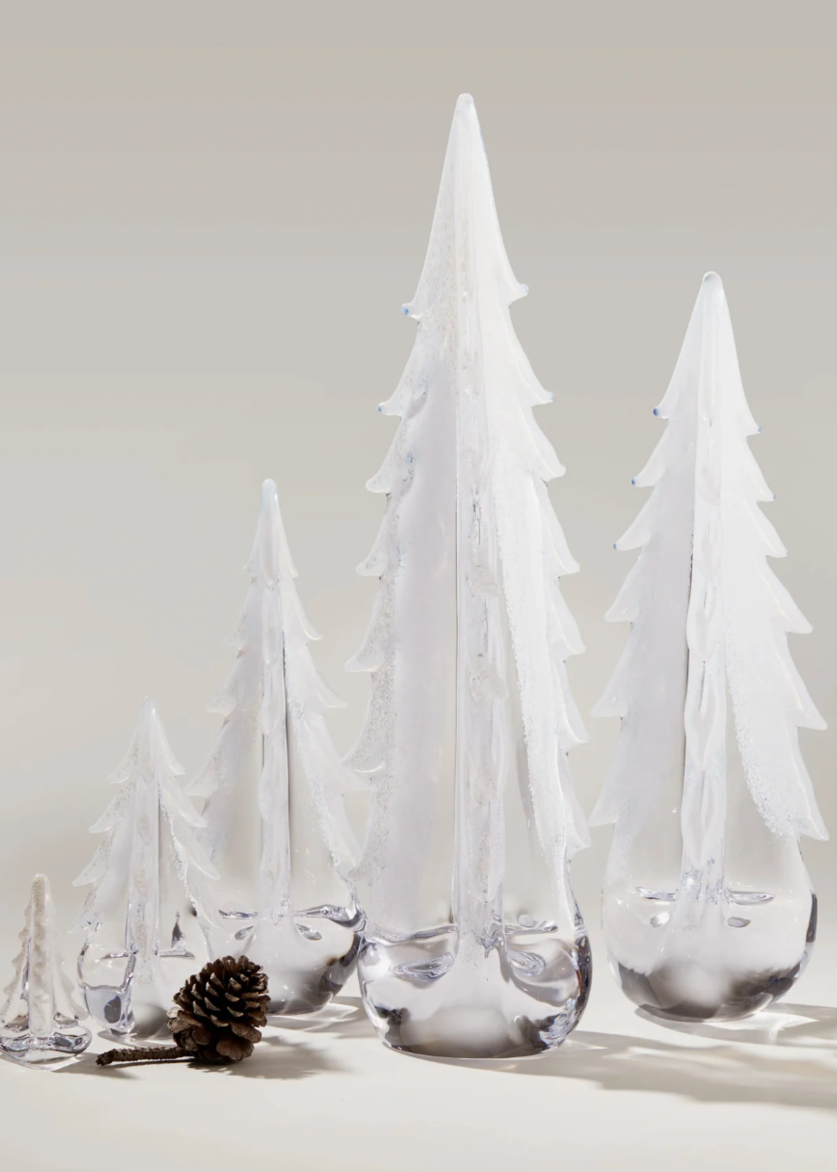 Simon Pearce Snowy Branches Evergreen