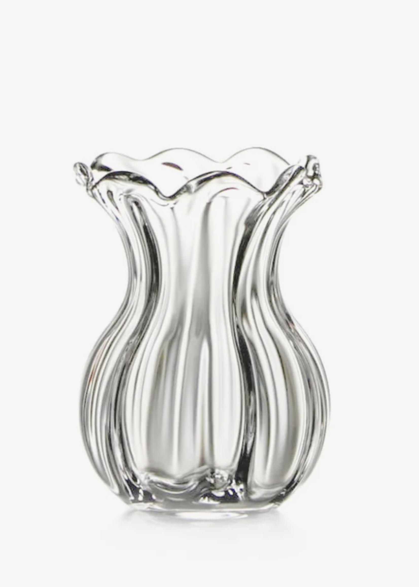 Simon Pearce Chelsea Optic Posy Vase