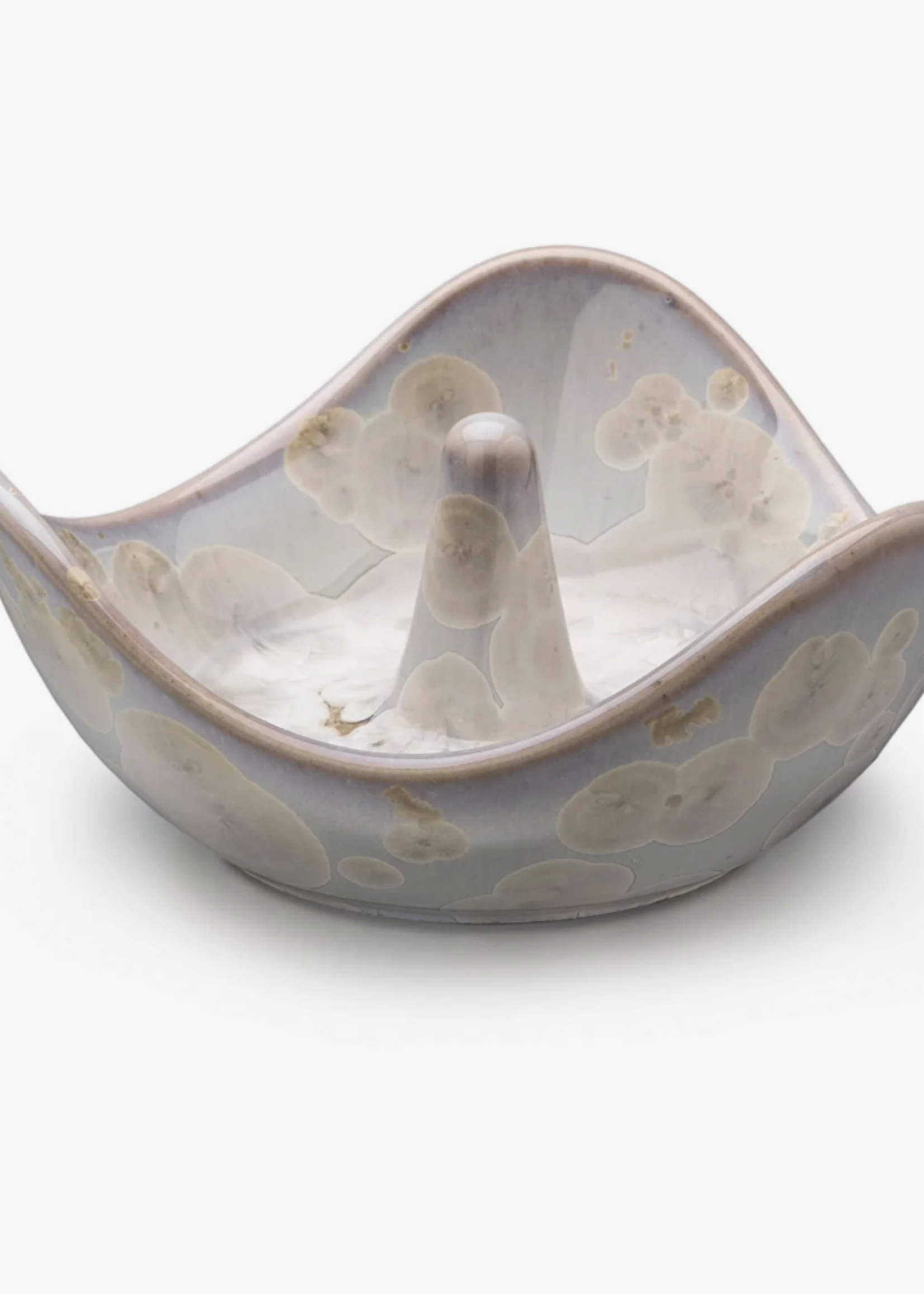 Simon Pearce Crystalline Ring Holder Candent White