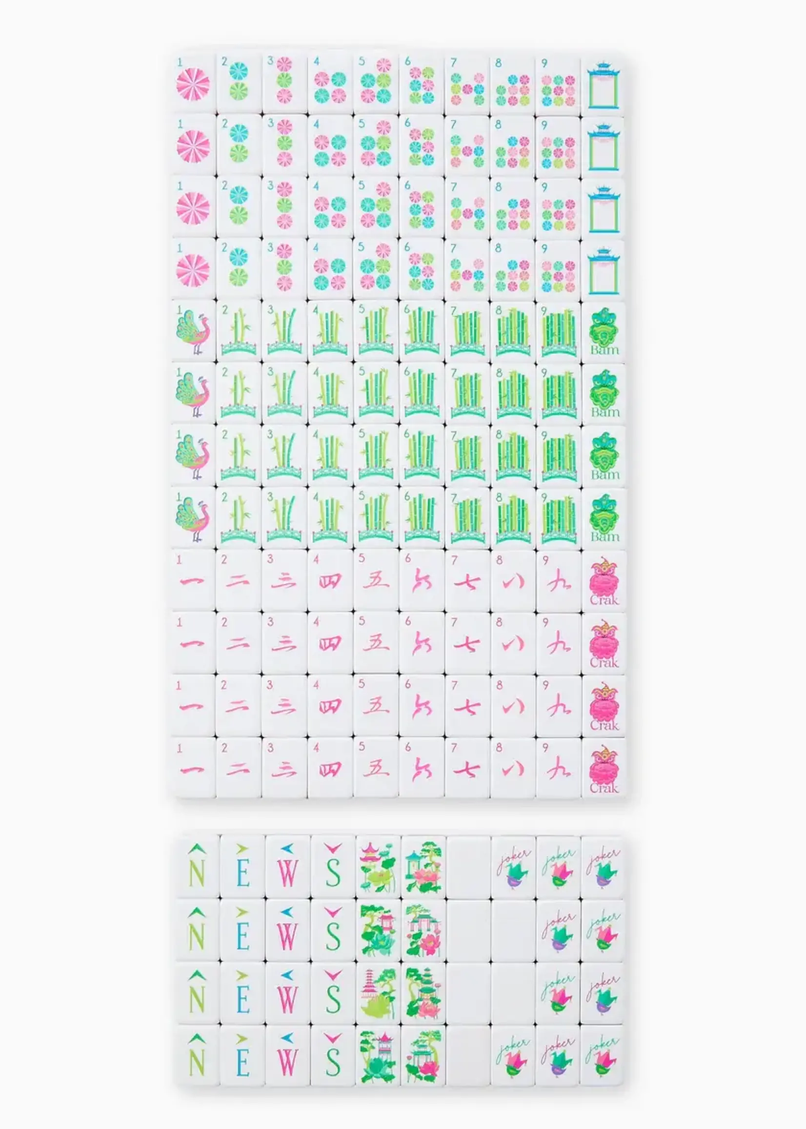 Oh My Mahjong Mahjong Tiles: Glow Wild