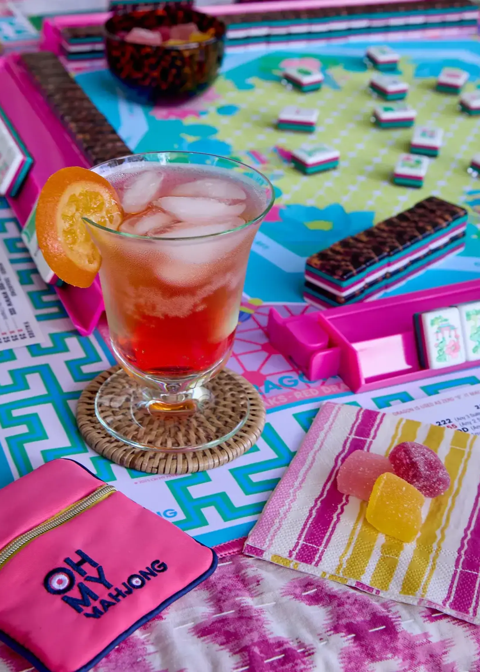 Oh My Mahjong Mahjong Tiles: Glow Wild