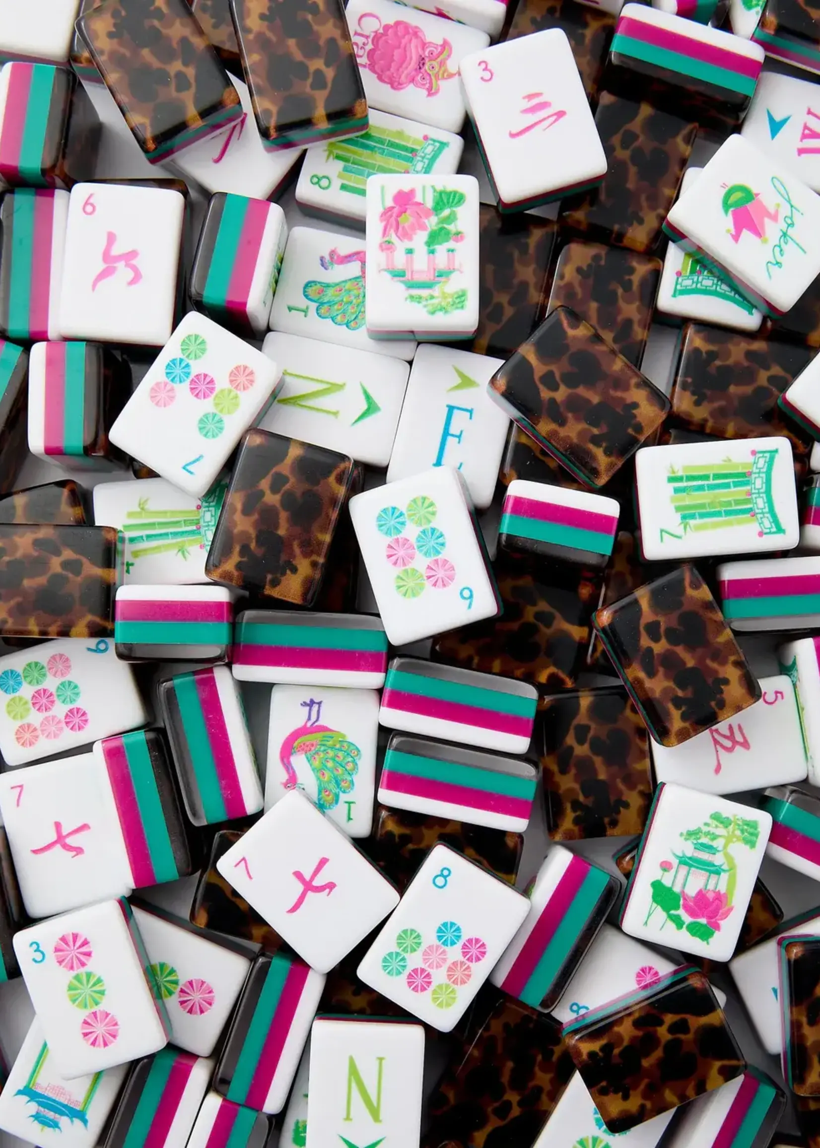 Oh My Mahjong Mahjong Tiles: Glow Wild