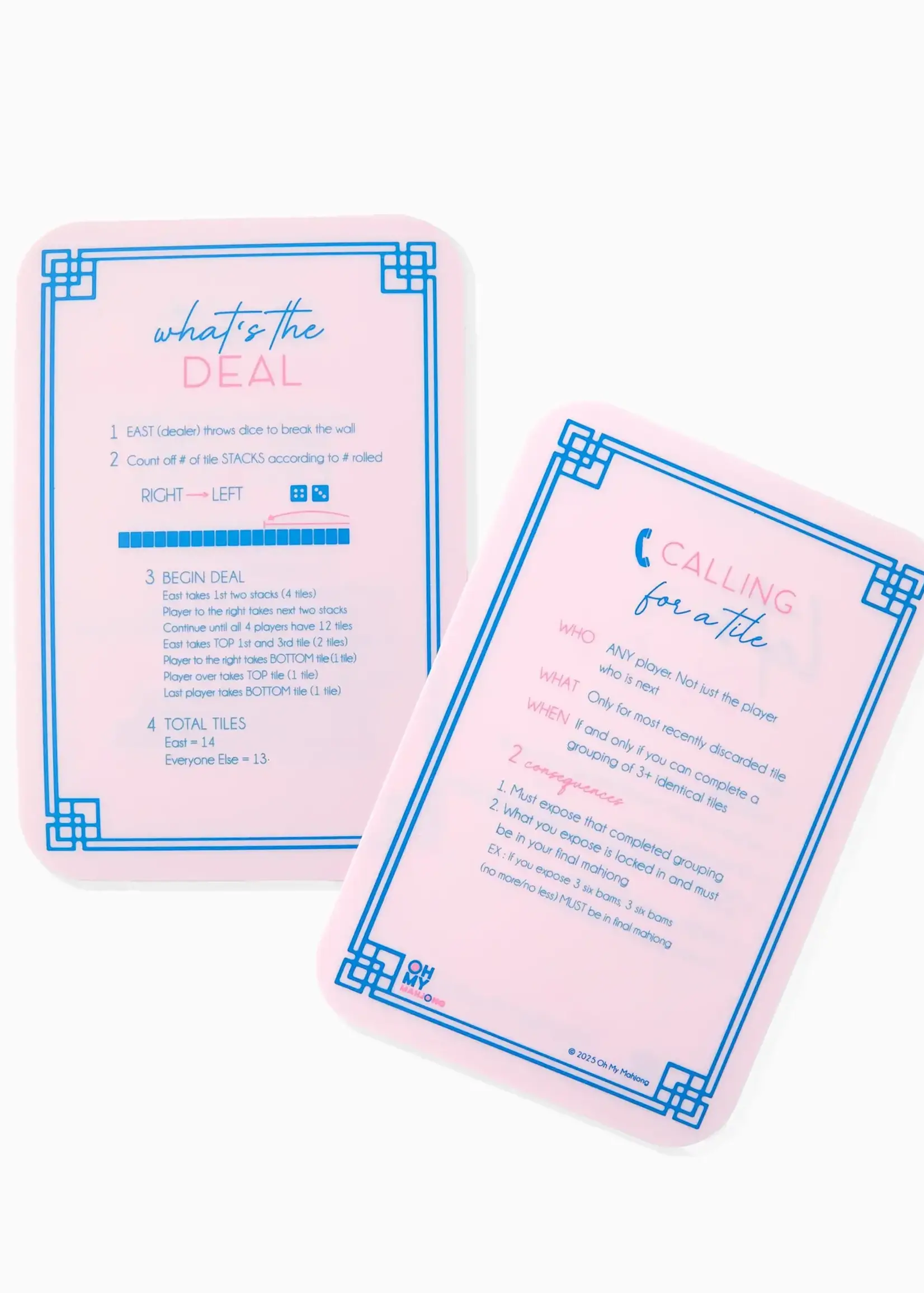 Oh My Mahjong Shufflers : Light Pink