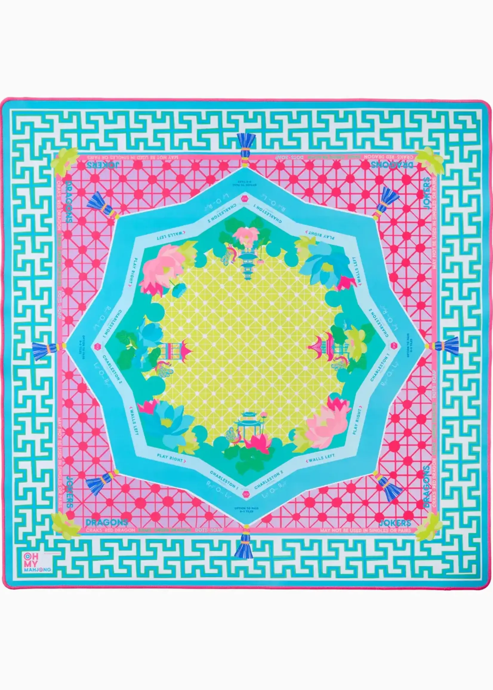 Oh My Mahjong Mahjong Mat: Zen Glow