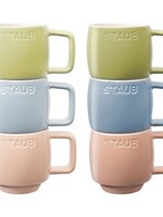 Staub Macaron Espresso Cups Set/6pc