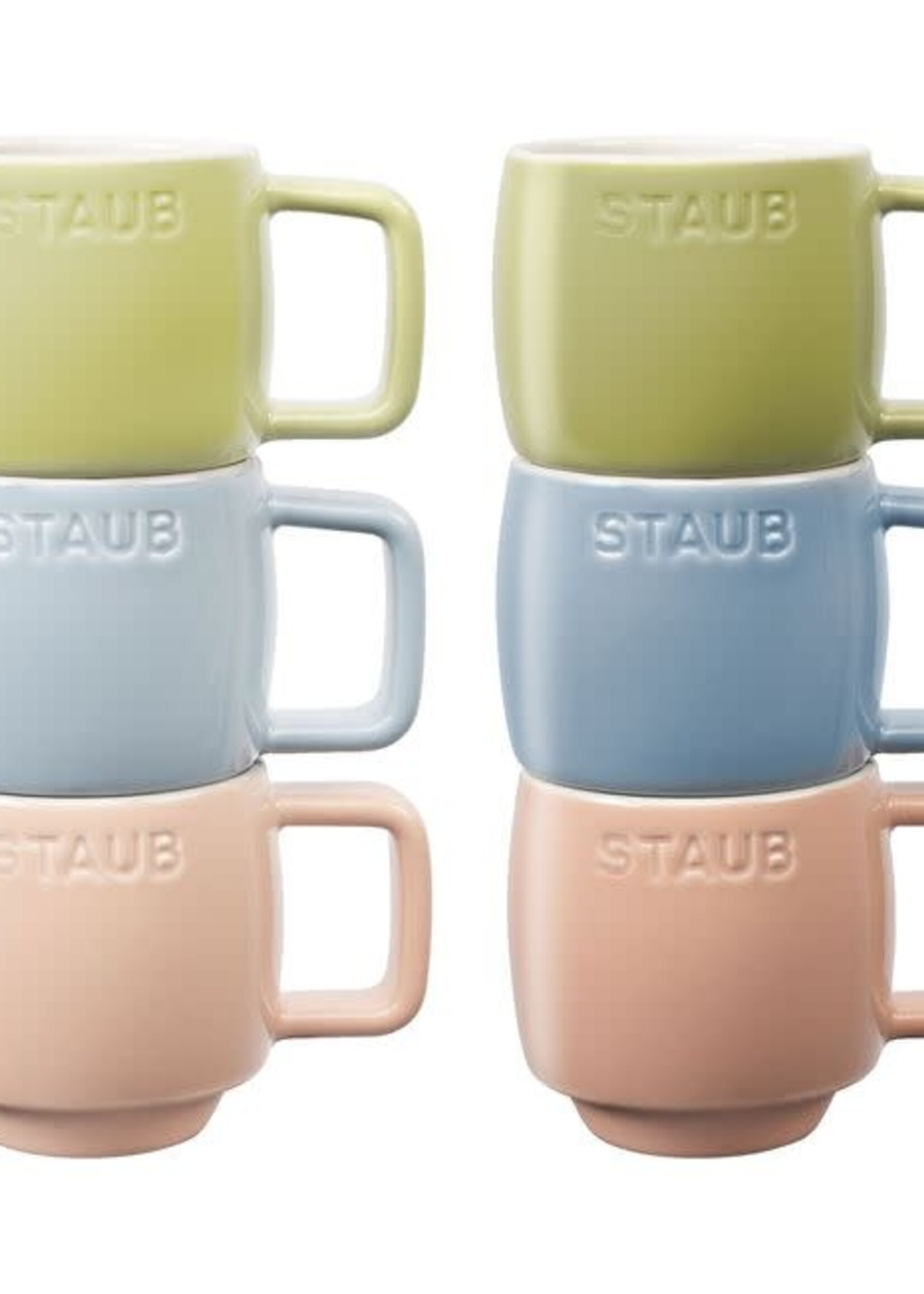 Staub Macaron Espresso Cups Set/6pc