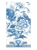 Caspari Guest Towel : Blue and White
