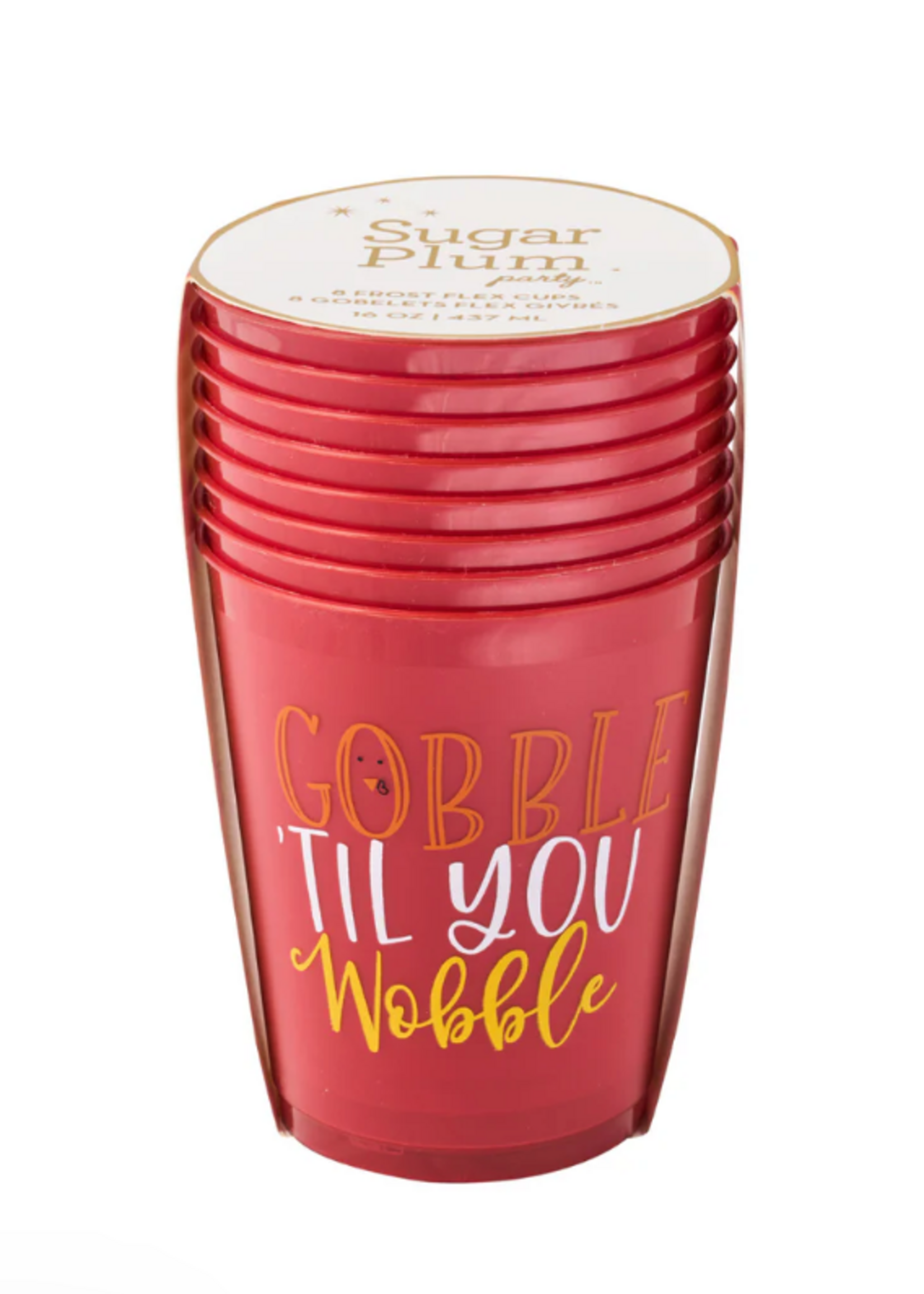 Sophistoplate Gobble Til You Wobble Frost Flex Cups 8pk