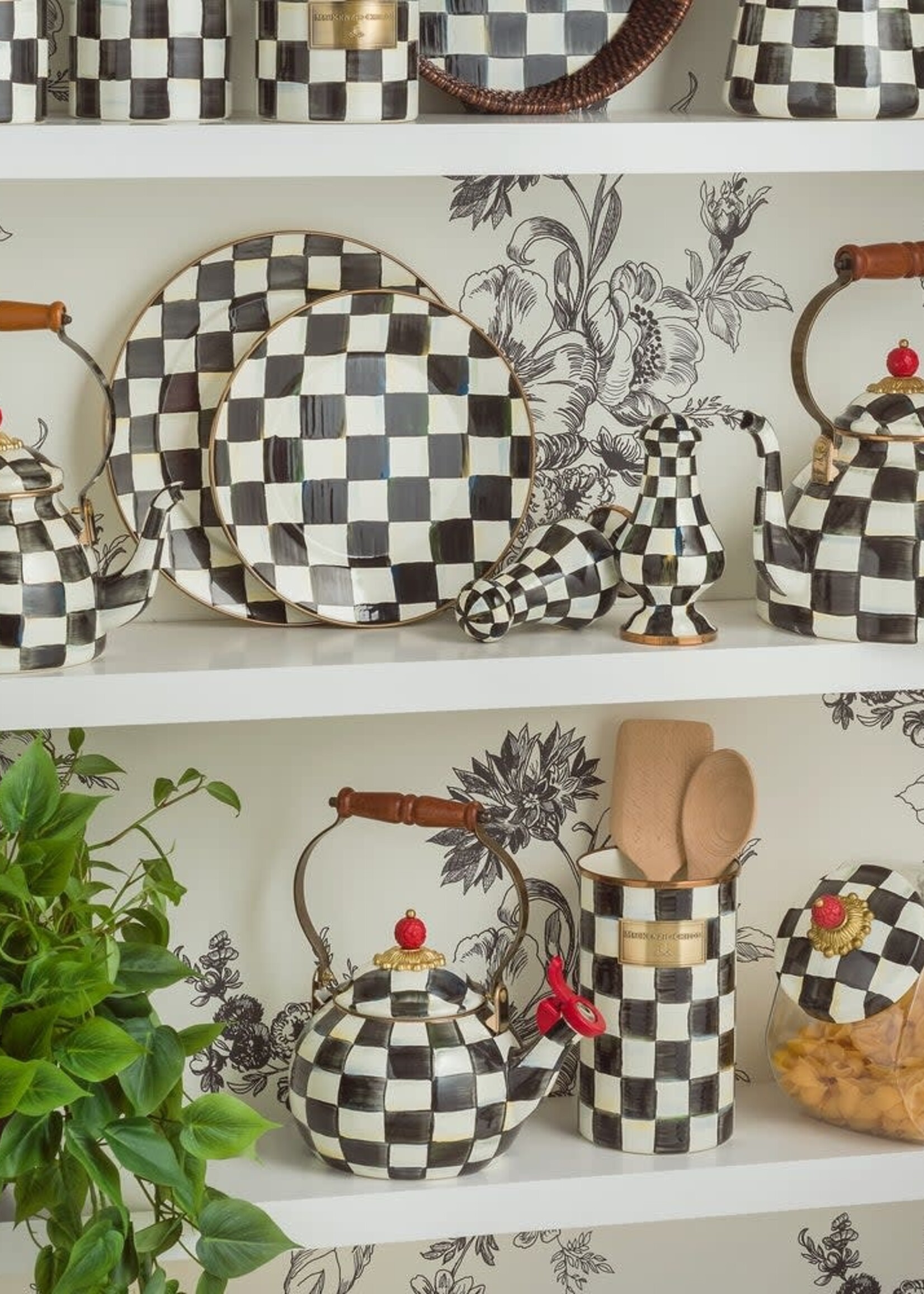 MacKenzie + Childs Cookie Jar with Lid :