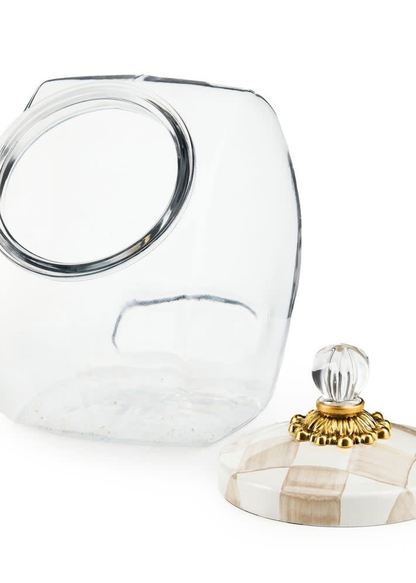 MacKenzie + Childs Cookie Jar with Lid :