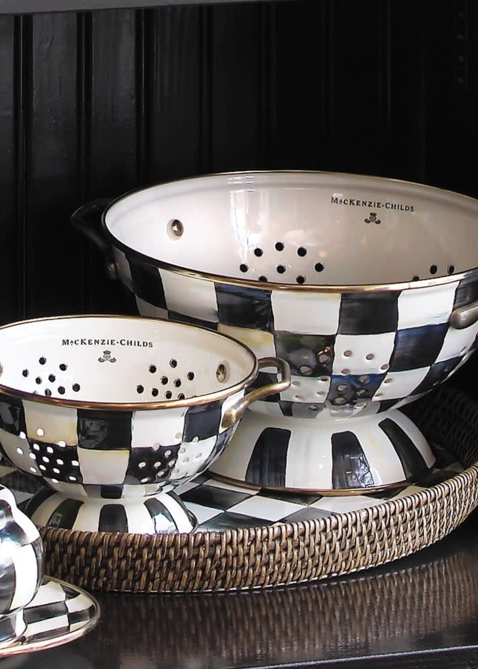 MacKenzie + Childs Colander :