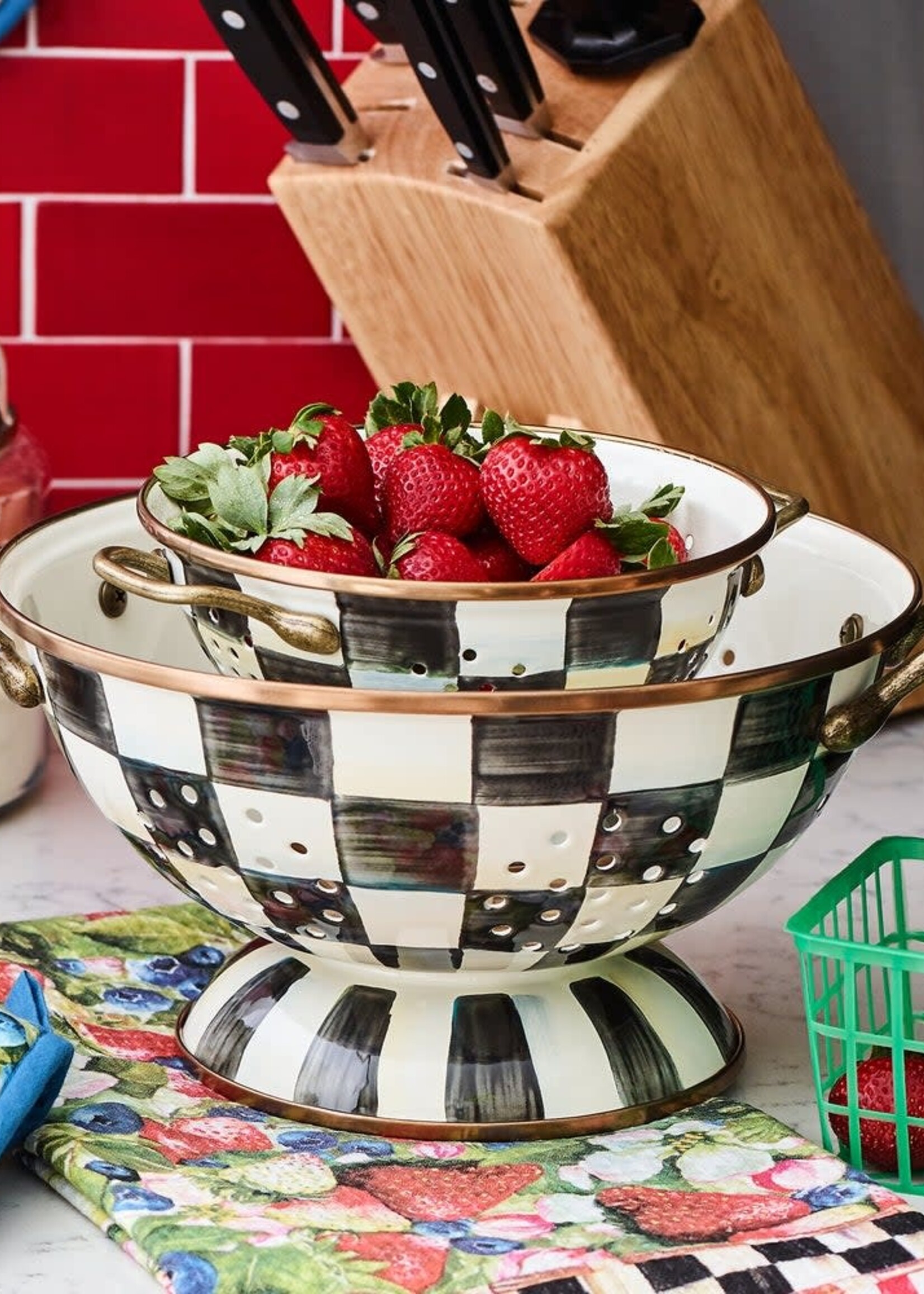 MacKenzie + Childs Colander :