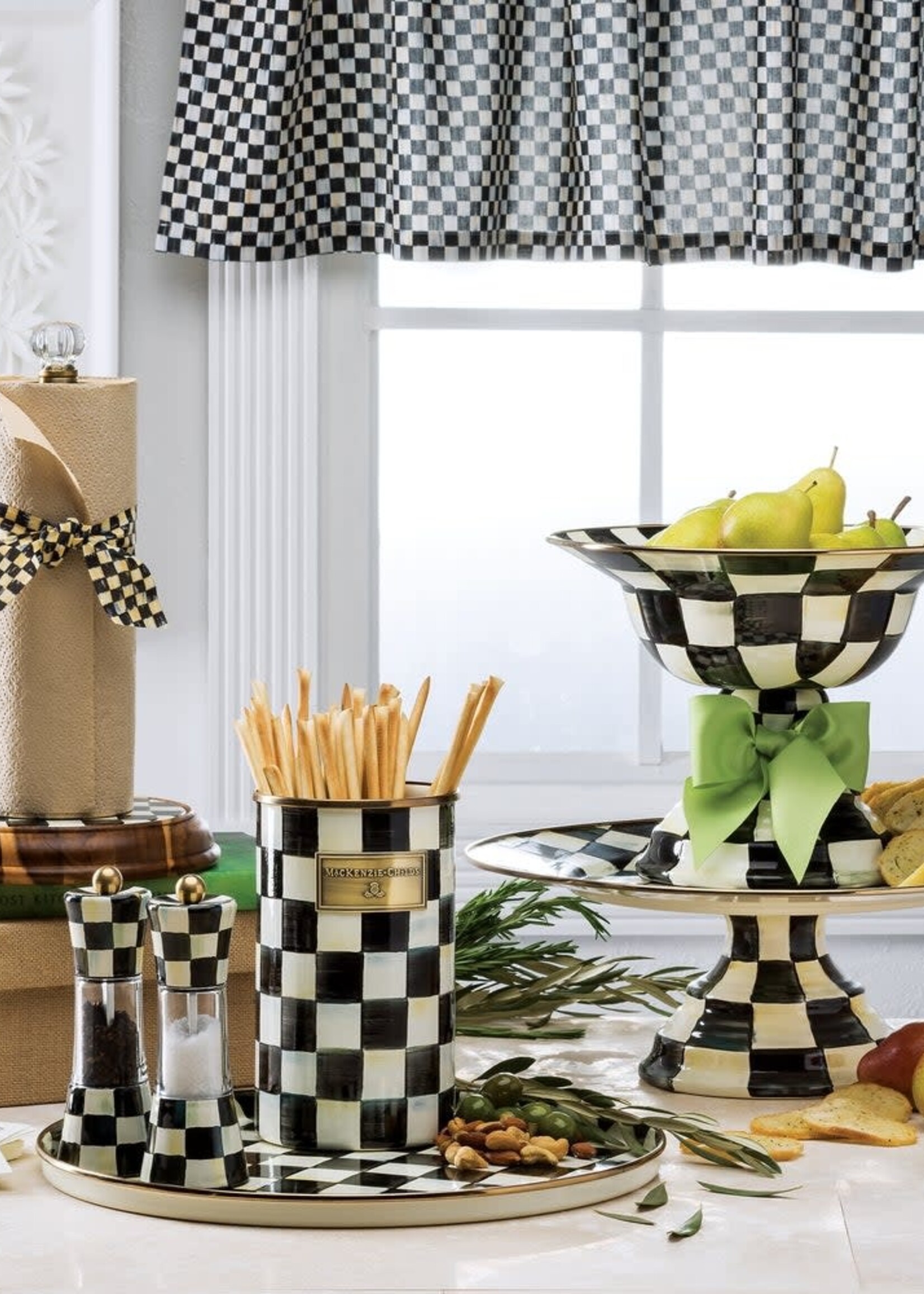 MacKenzie + Childs Pedestal Platter :