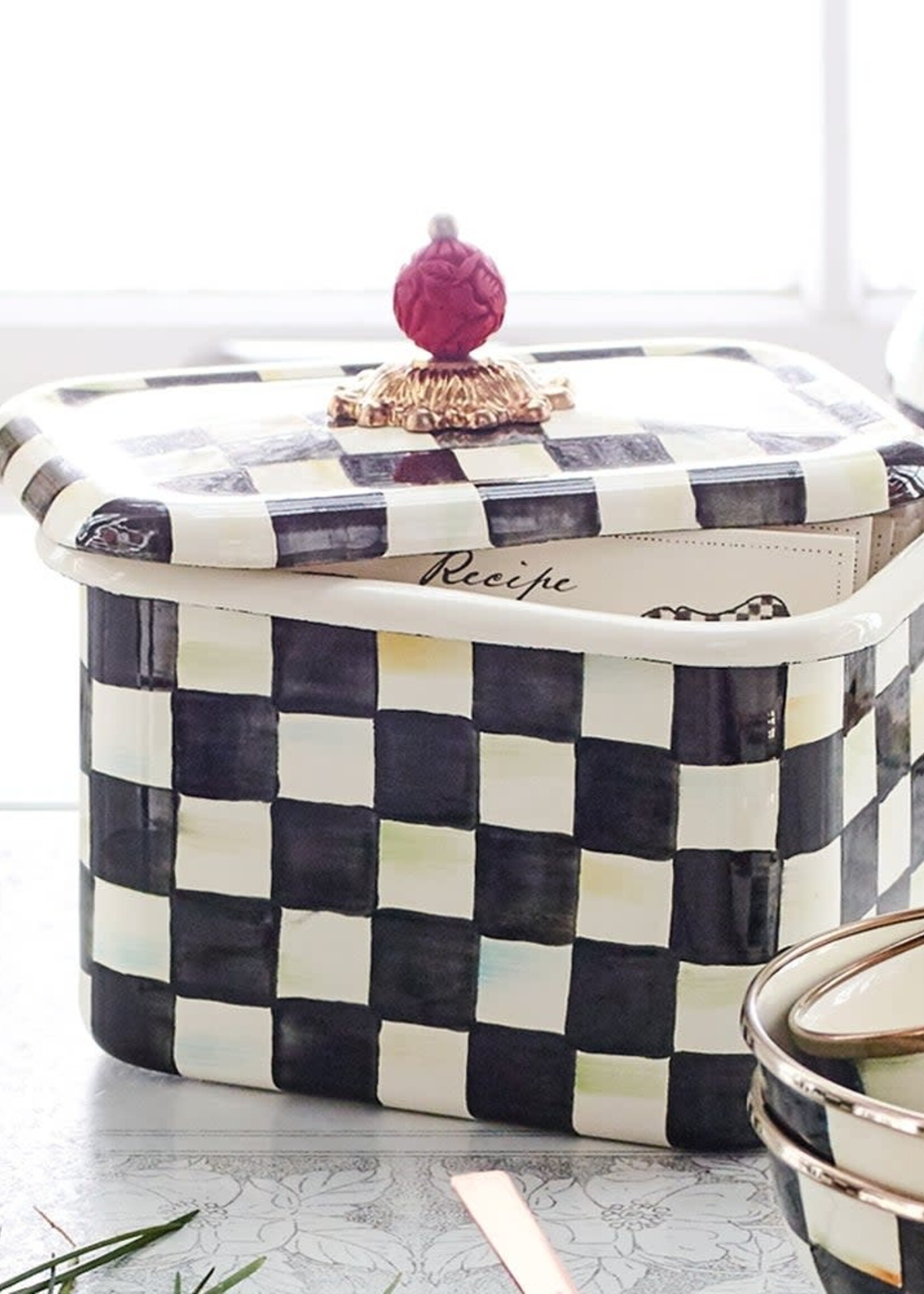 MacKenzie + Childs Recipe Box :