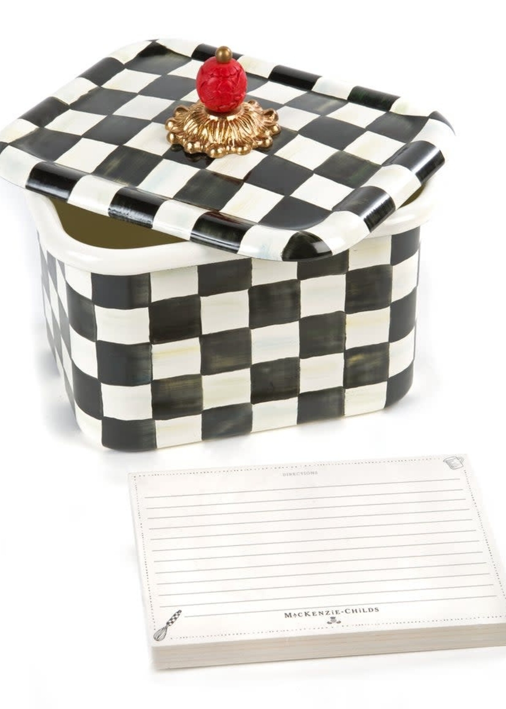 MacKenzie + Childs Recipe Box :