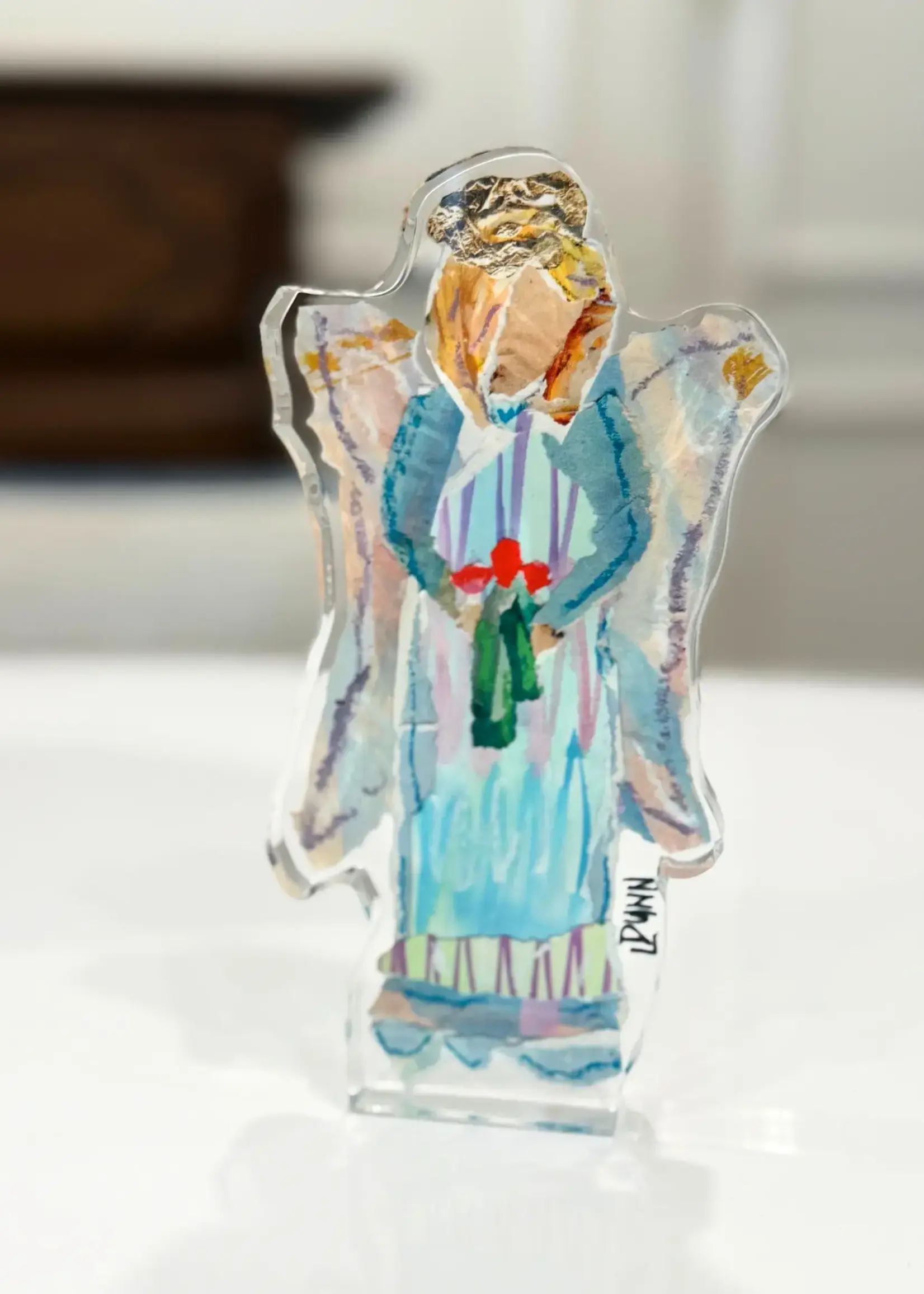 Lauren Dunn Mercy Acrylic Angel - Large