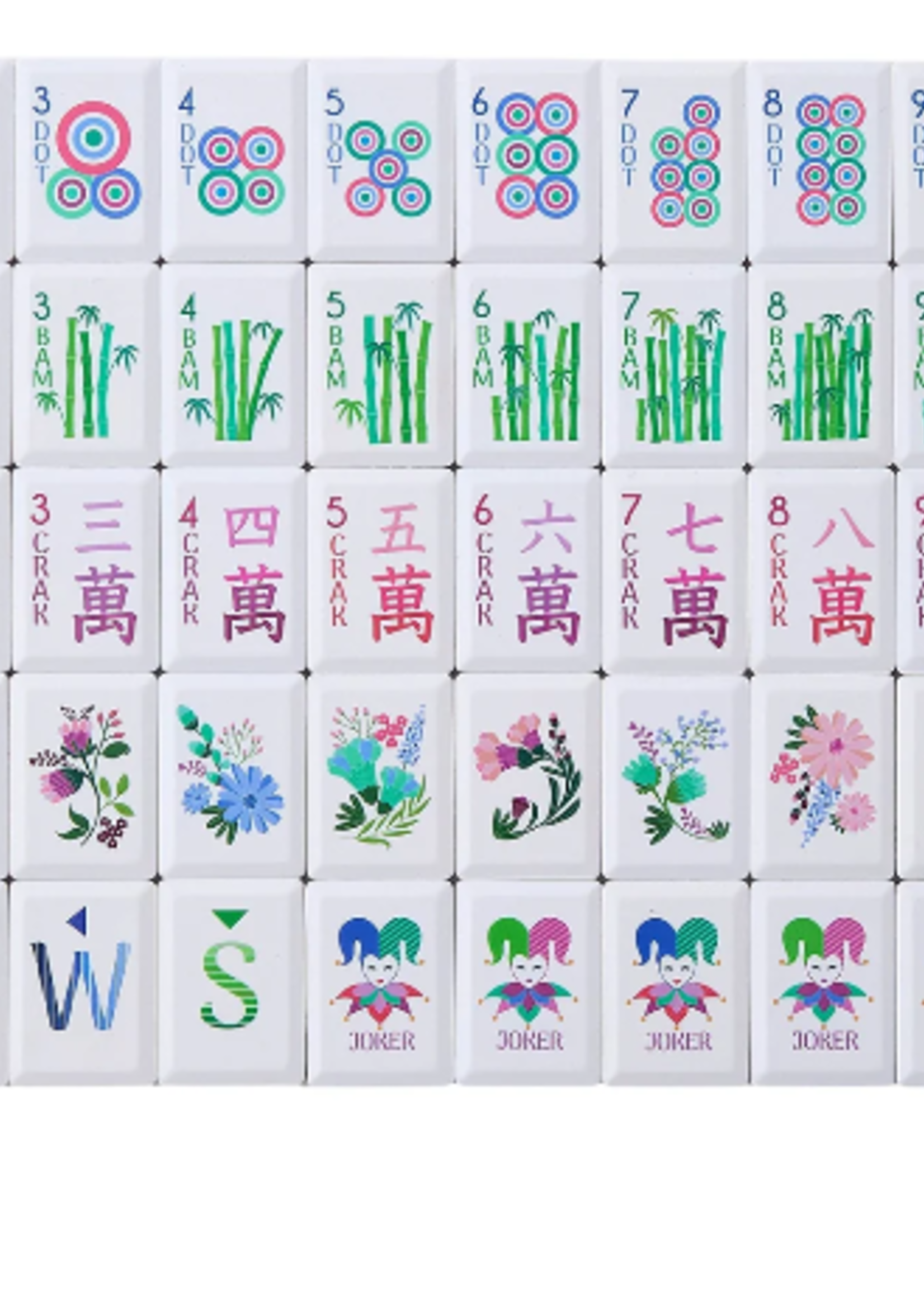 Oh My Mahjong Jardin Debutante Tile Set
