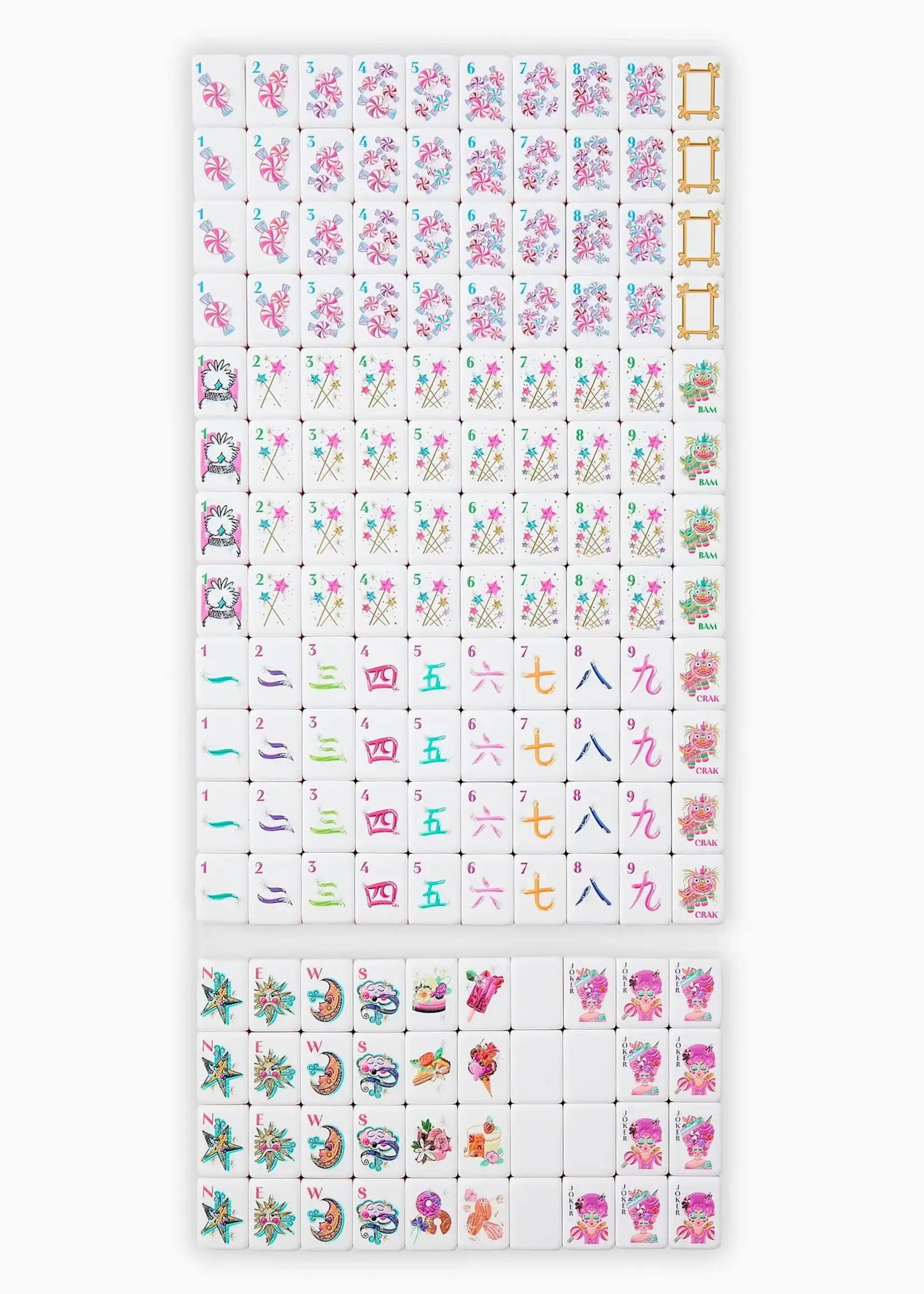 Oh My Mahjong Mahjong Tiles: Glitterville