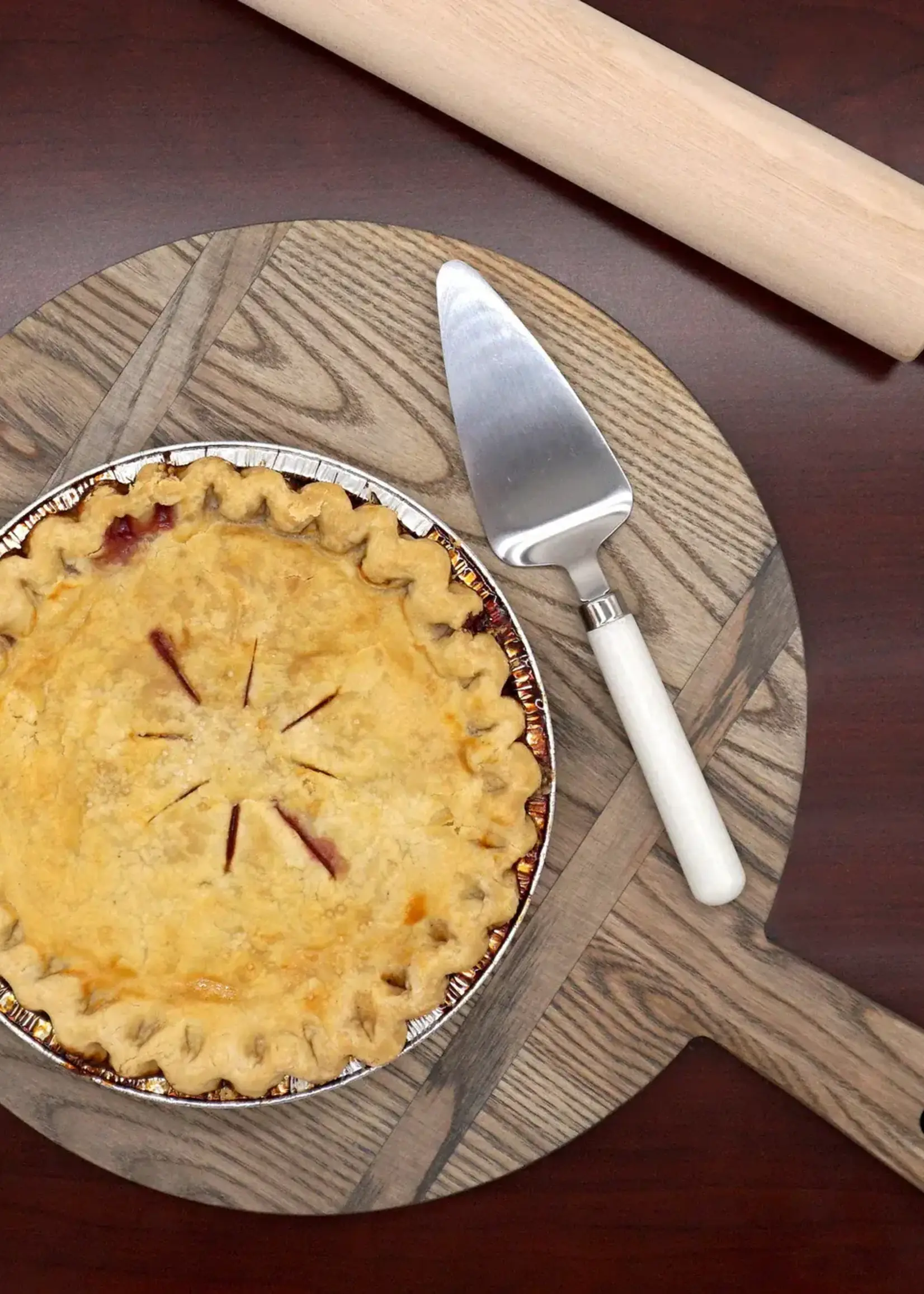 J. K. Adams 14" Round Ash Board Driftwood