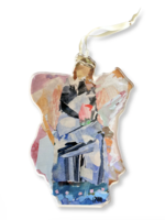 Lauren Dunn Ornament : Claudia Acrylic Angel, Glory Collection