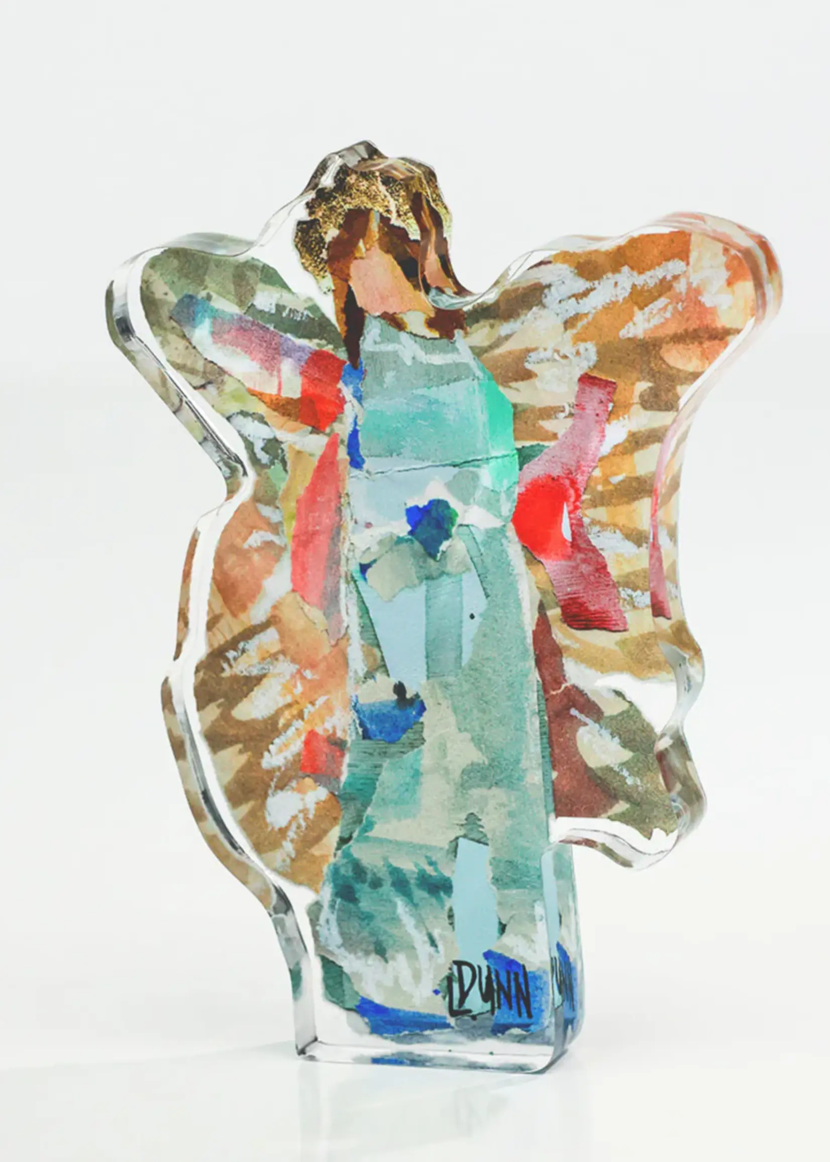 Lauren Dunn Nonnie Acrylic Angel Ornament, Glory Collection